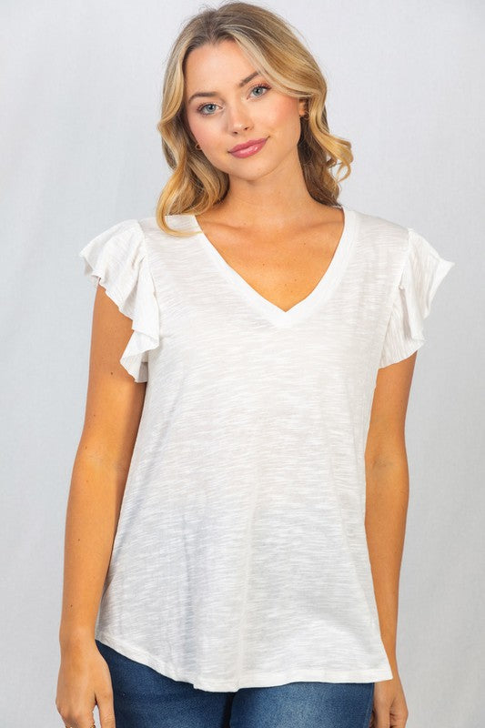 CLASSIC V NECK WITH A TWIST